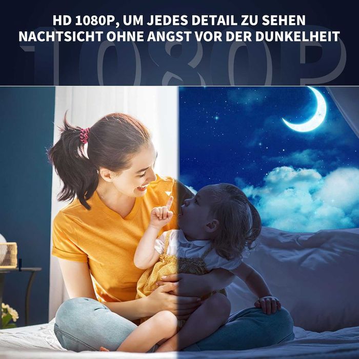 Малка камера Baobylon без WiFi, HD 1080P