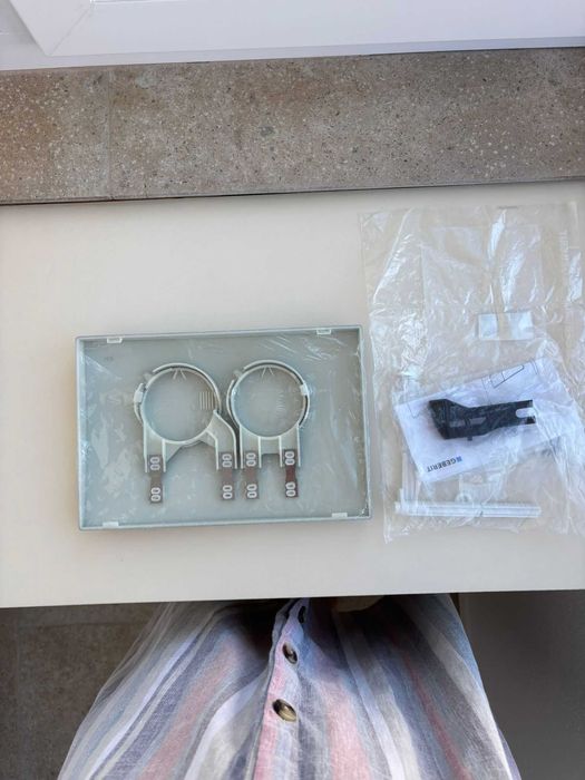 Clapeta de actionare rezervor WC incastrat Geberit Delta 25 crom mat