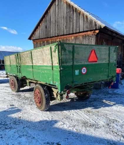 Remorca de transportat baloti 12 tone, 6.50 x 2.30 m, cu frana