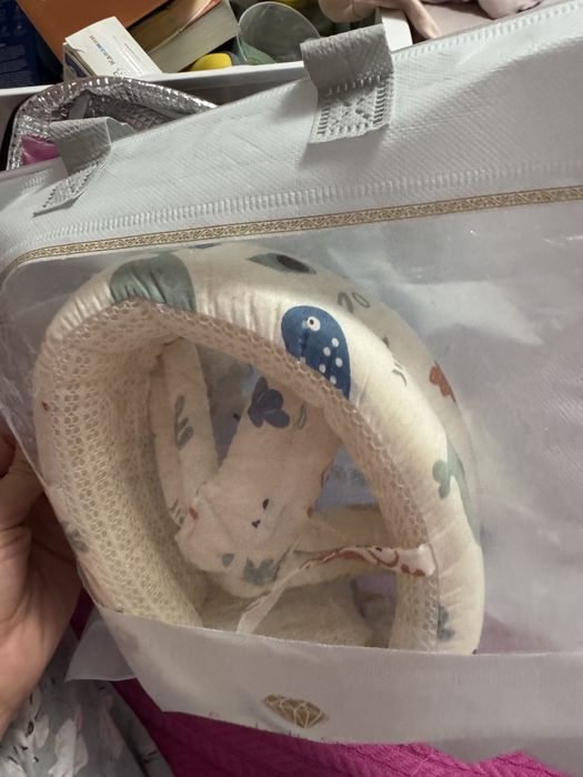 Укропная вода, каламин, шлем от ударов