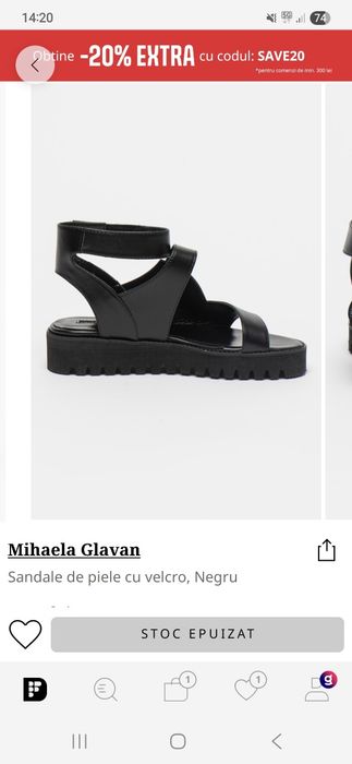 Sandale Mihaela Glavan 36