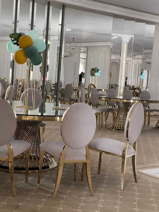 Scaune WASHINGTON săli evenimente, ballroom, salon, scaun de lux auriu