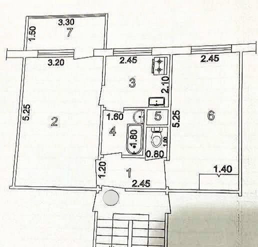 Продается квартира в Яшнабадском районе Авиасозлар 2-х комнат 2-этаже