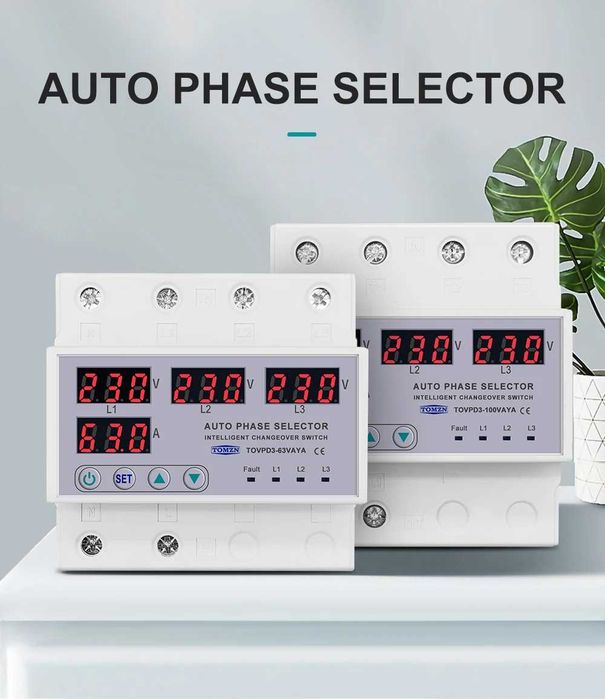 Selector automat de faza cu protectie TOMZN