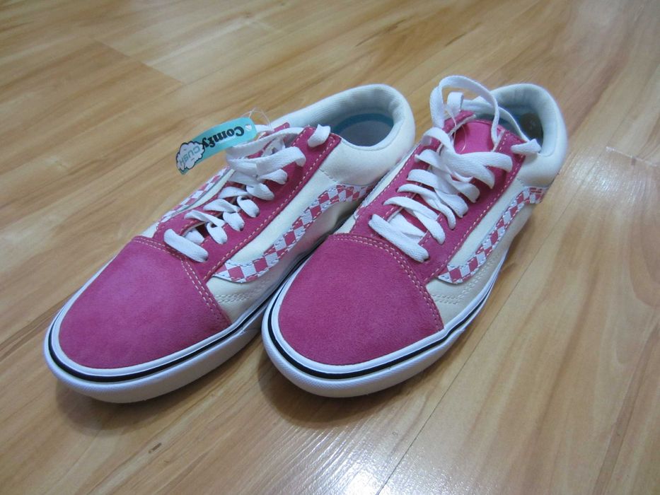 Tenisi originali dama, noi VANS COMFYCUSH, piele intoarsa,mar.39