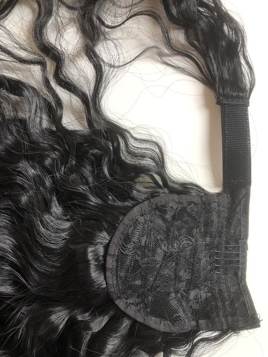 Опашка за коса черен цвят