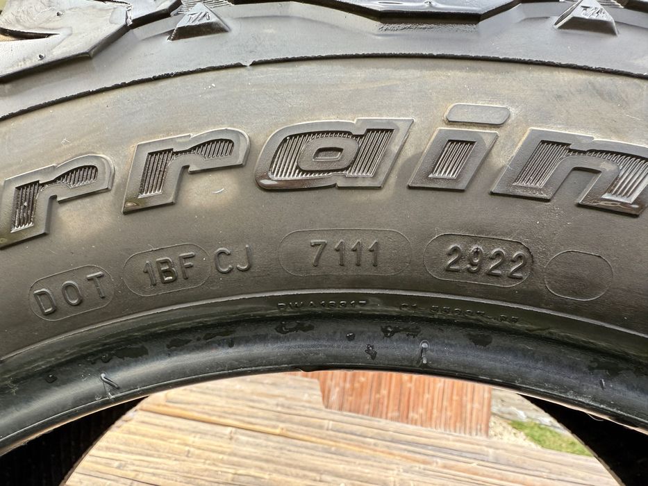 BFGoodrich All-Terrain T/A 265/60 R18 произведени юни 2022 като нови