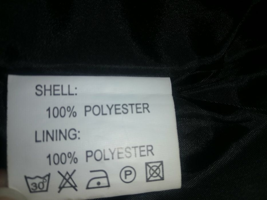 Дамска черна шуба