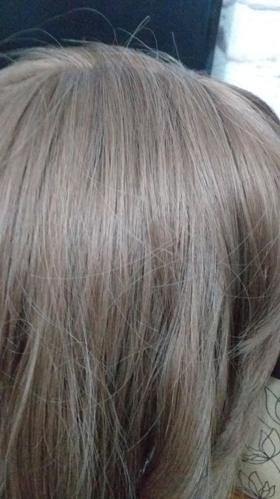 Перука с топ качество - Светлокафява синтетика