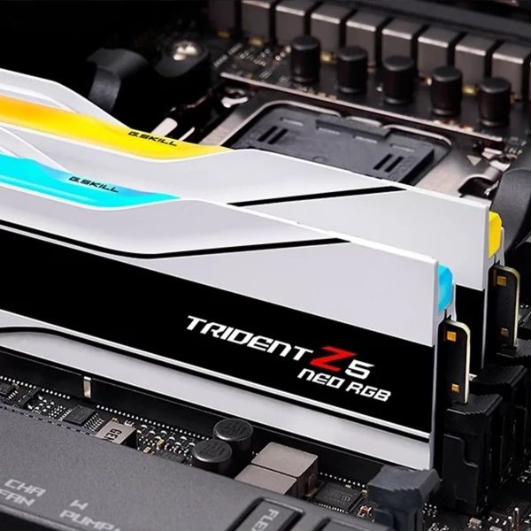 G.Skill Trident Z5 neo RGB white 64 gb 6000mhz Amd EXPO + intel XMP