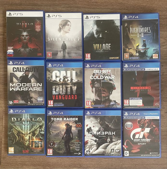 PlayStation диски ps4 ps5 топ игры пс4 пс5