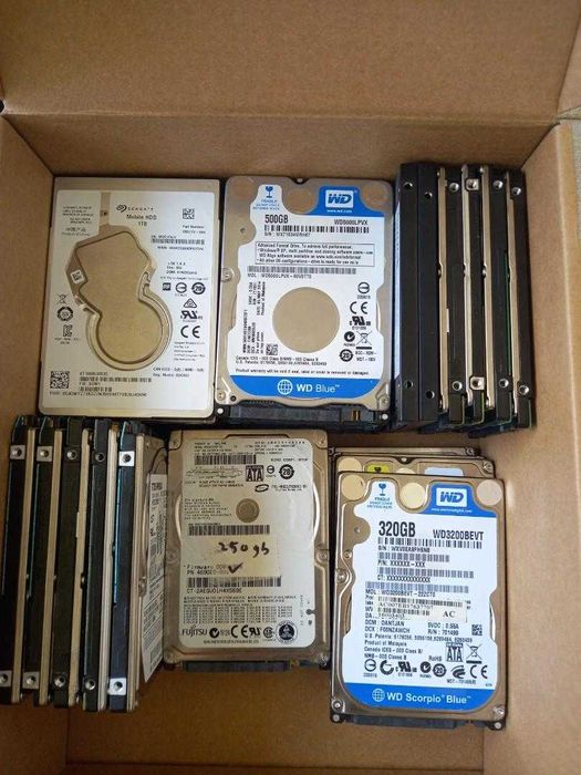 Hard disk Laptop PC 2.5 SATA ATA PATA IDE WD Seagate Hitachi AUTO GPS