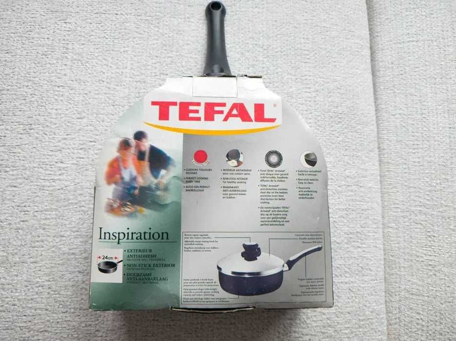 Tigaie Tefal,24 cm,cu capac,nefolosita.Nu este pt inductie.Made France