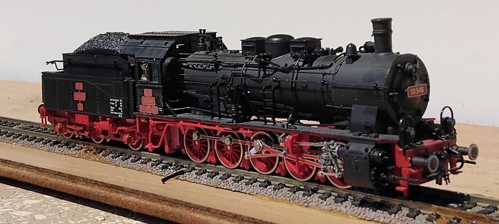 Locomotiva cu aburi CFR seria 50.000 ROCO 1.87 HO
