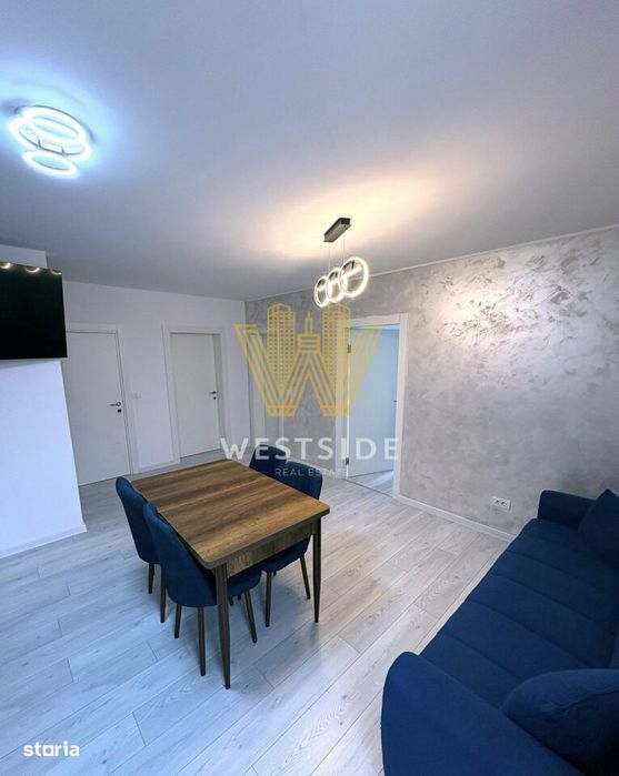 Apartament cu 3 camere, mobilat si utilat, de vanzare, in Giroc