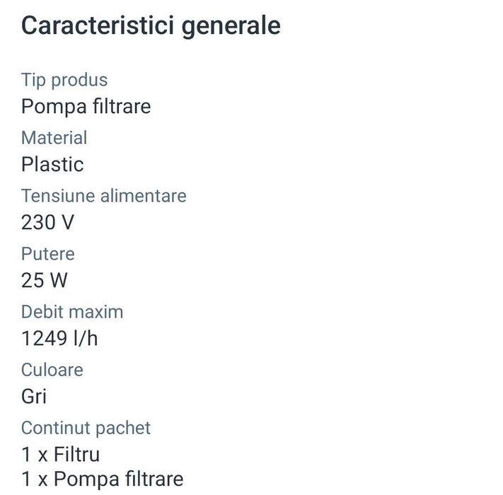 Pompa pentru piscine