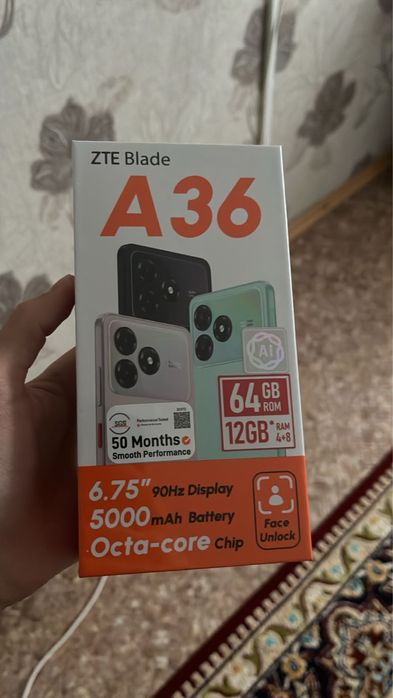 ZTE Blade A 36. 64 GB/rdm 12gd ram