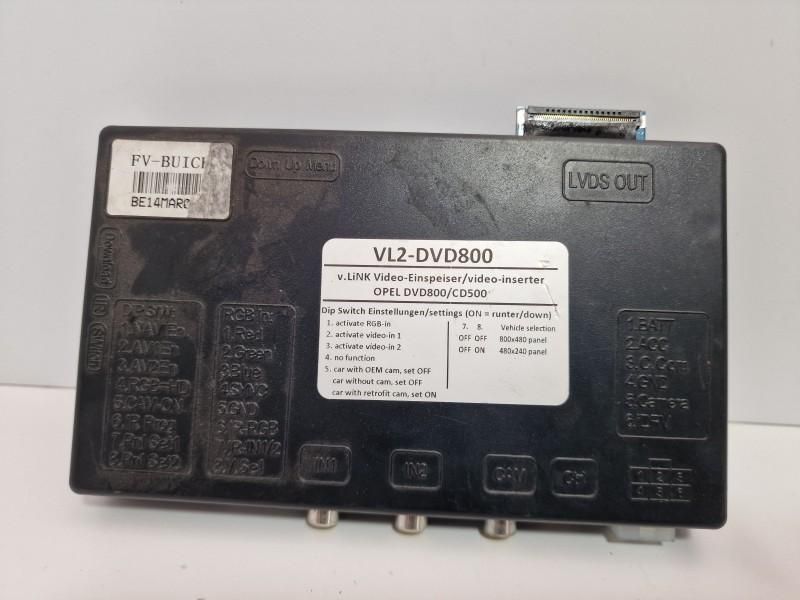 Interfata Multimedia Audio Video VL2-DVD800 Opel CD500 si DVD800 Opel