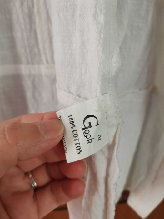 Дамска вталена удължена риза