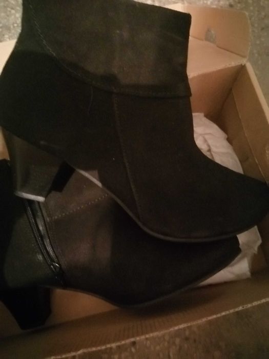 Боти, ток, велур 40 номер