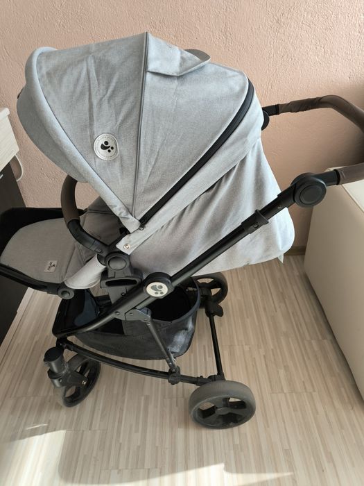 бебешка количка 3в1  Loreli Crista -столче за кола, зимен и летен кош