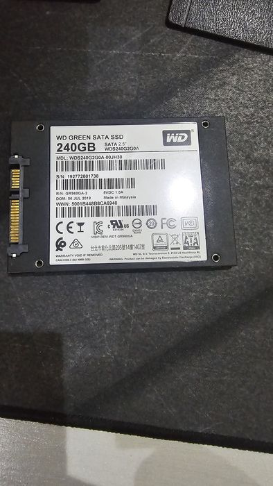 WD SSD Sata 240 Gb 100%