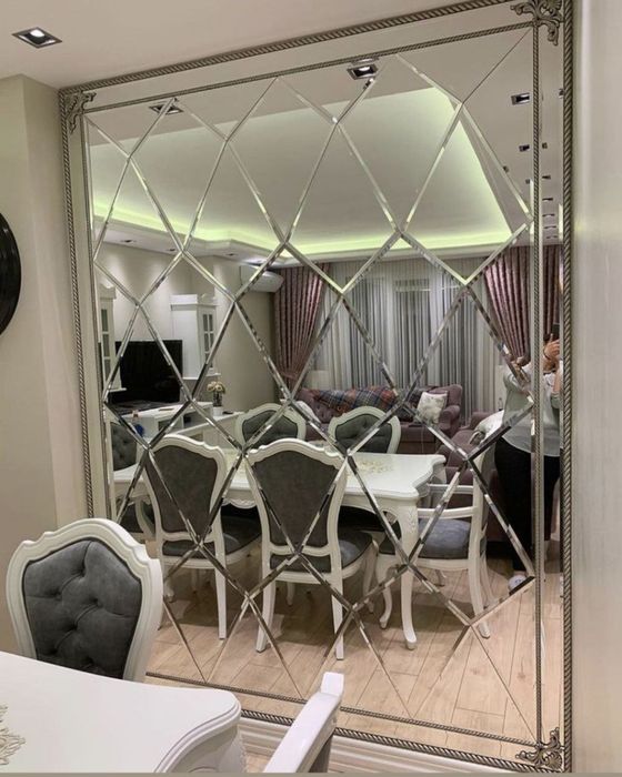 Зеркало декоративные Душавой кабина Витраж