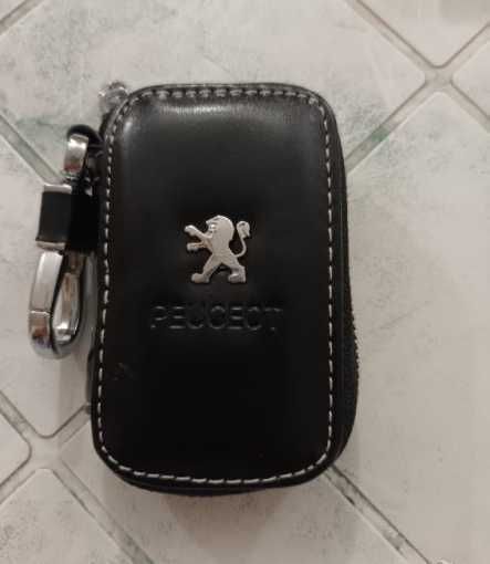 Kожен ключодържател Ауди, Портфейл ключ с цип с лого Audi,BMW,Honda,VW