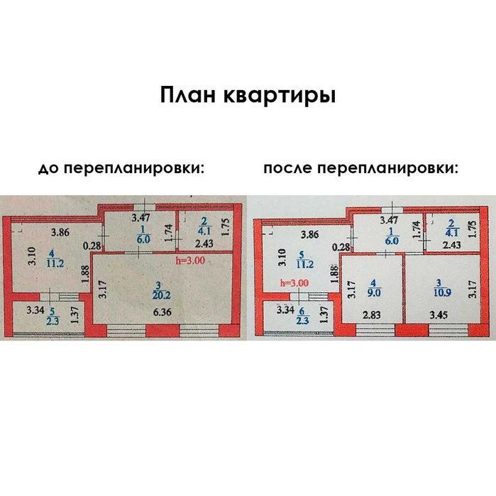 Перепланировка, узаконение перепланировки