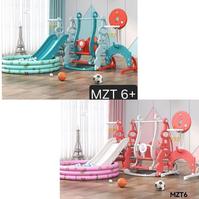 игровой комплекс горка качеля бассейн