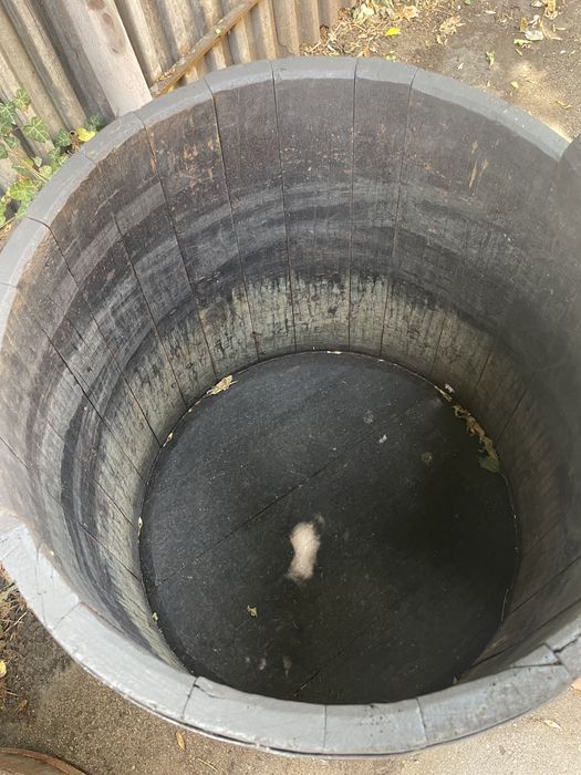 Стари автентични дървени каци за декорация/