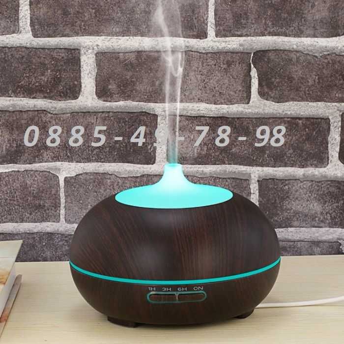 500ml с ДИСТАНЦИОННО Дифузер ароматизатор за въздух,лампа декор в дома