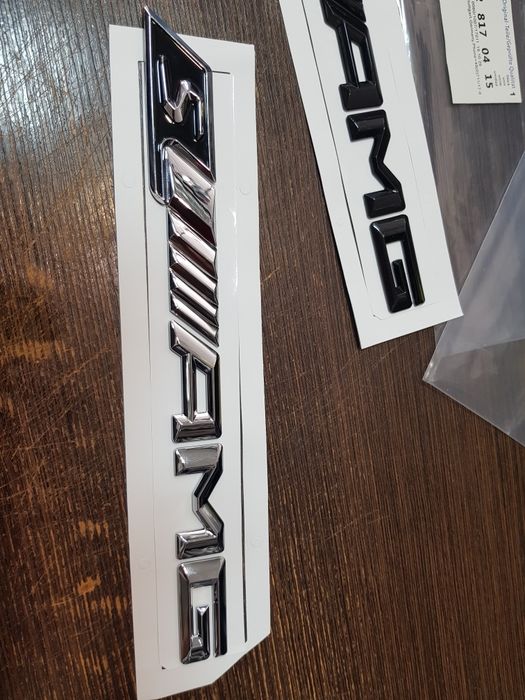 Емблема AMG S и Black edition