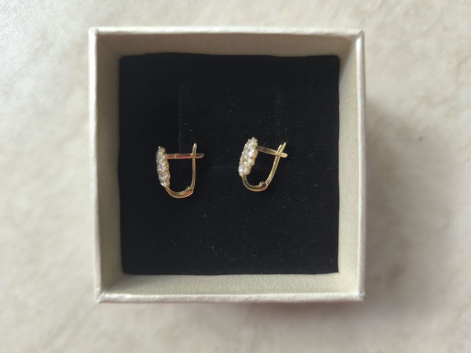 Детски златни обеци