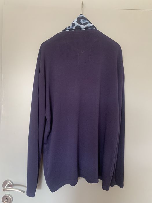 Блуза с декоративно шалче, размер 3-4XL