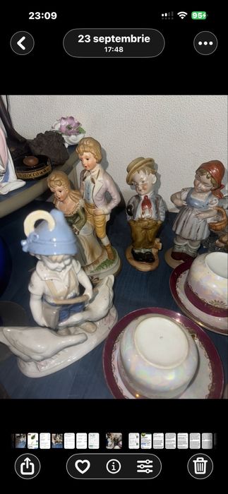 Bibelouri fata si baiat stampilate  germania