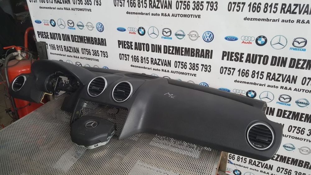 Plansa Bord Kit Airbag Mercedes ML W164 Volan Stanga Impecabila