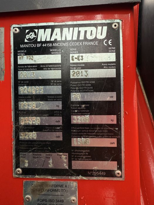 De vanzare sau da inchiriat Incarcator telescopic Manitou