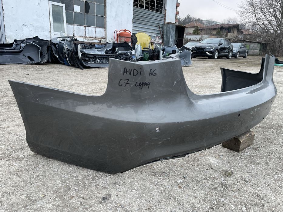 Задна броня за Audi A6 C7 Sline Sedan Ауди А6 Ц7 Седан 2015-2018г