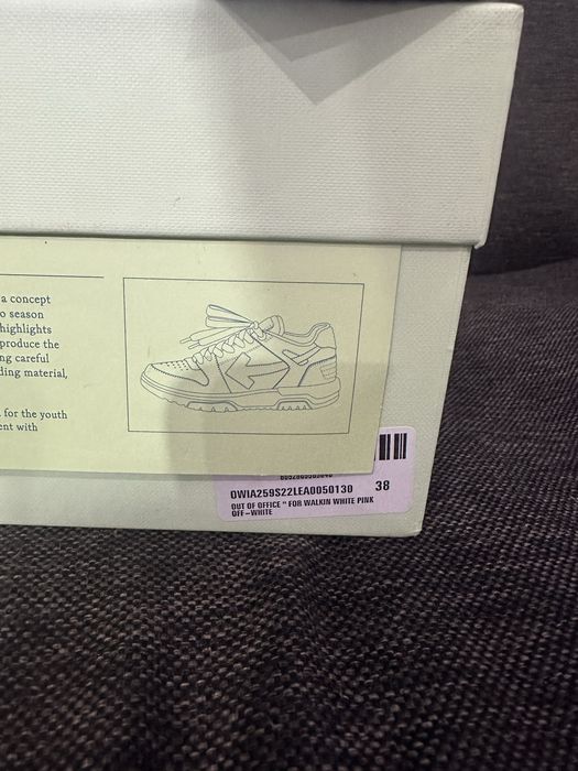 OFF-White Out Of Office Low For Walking White Pink (Women’s)