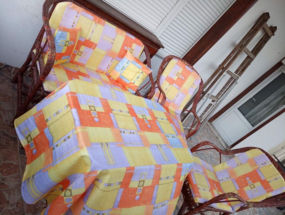 Мебели за тераса или градина от ратан