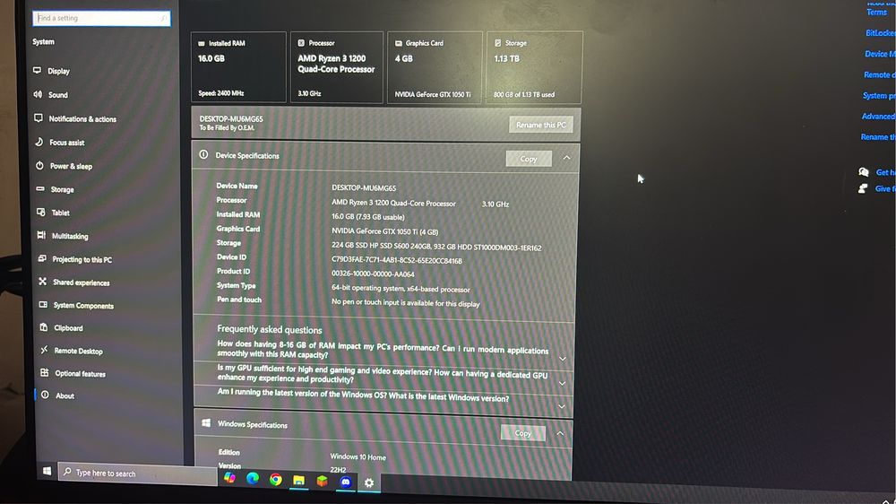 Pc gaming+periferice+birou+scaun+monitor