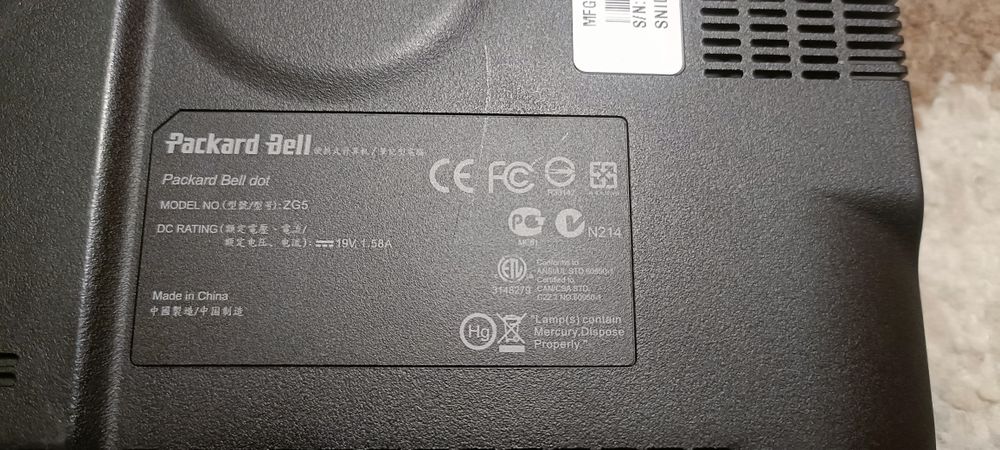 Laptop Packard Bell
