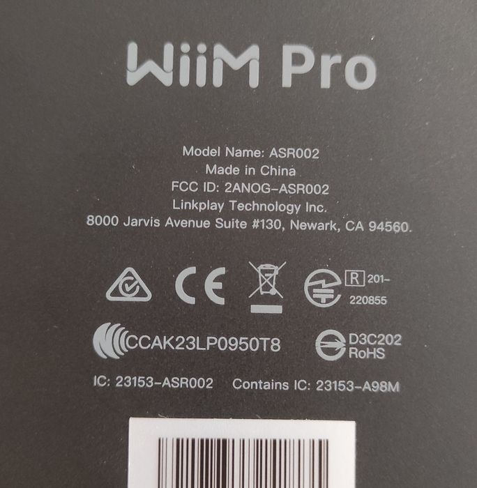 WiiM Pro сетевой плеер