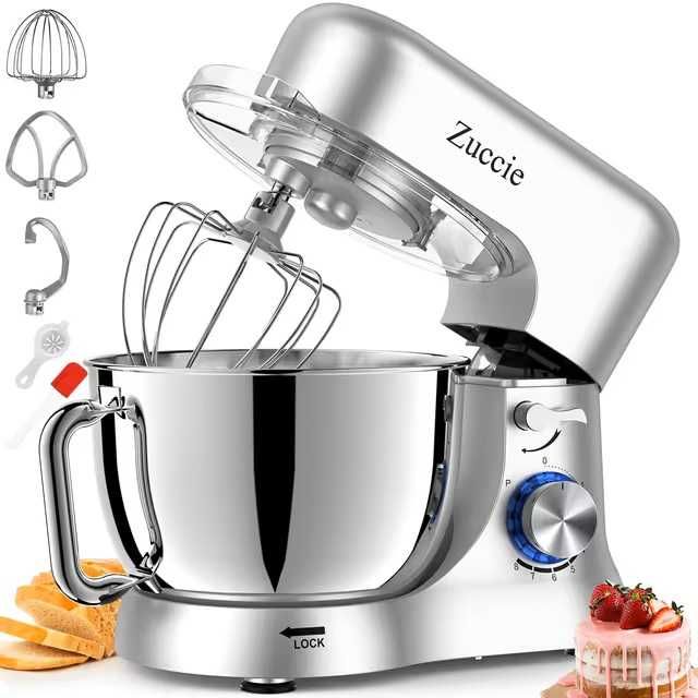 Robot de Bucătărie Zuccie, 5L, 8 viteze, inox, mixer silențios