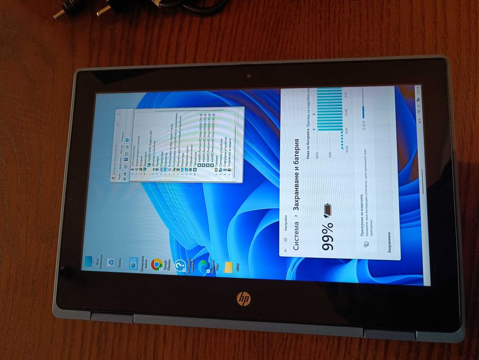 Лаптоп HP ProBook с IPS тъчскрийн дисплей и Windows 11