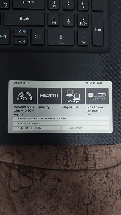 Продаётся ноутбук ACER
