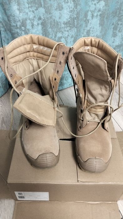 Берцы летние бежевые