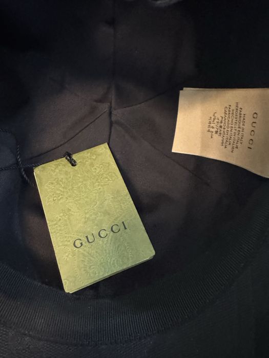 gucci gg monogram cap - negru (mărime s / 57 cm)