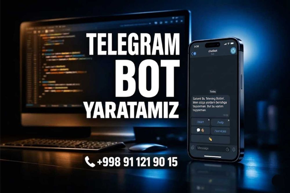 Telegram bot, CRM, Website – barchasi bir joyda